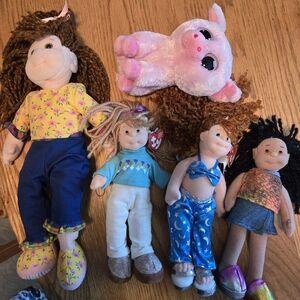 TY Beanie Babies Doll and Plush Set